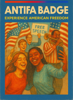 Mock Fascist Liars! Wear Your ANTIFA Badge Proudly!