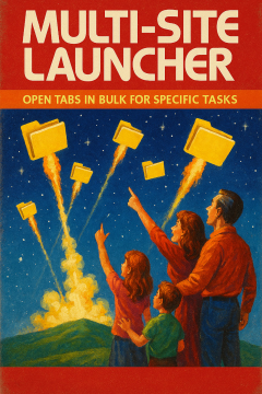 Multi-Site Launcher: a free browser extension to make your Web browsing faster and easier!